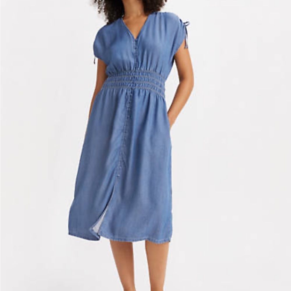 Levi's Denim Blue “Betty Midi Dress”